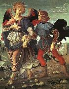 Andrea del Verrocchio Tobias und der Engel oil painting on canvas